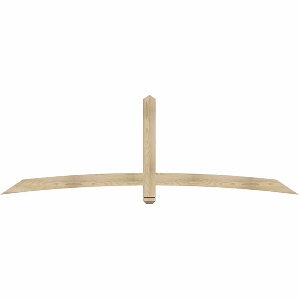 Ekena Millwork Bellingham Rough Sawn Timber Gable Bracket, Douglas Fir, 96"W x 32"H x 2"D x 4"F, 8/12 Pitch GBW096X32X0204BEL00RDF - main